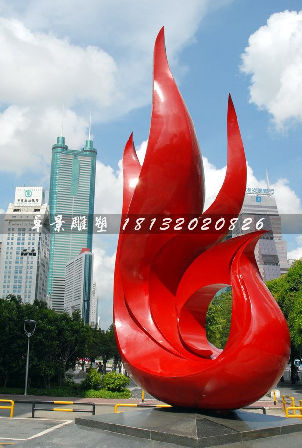 不銹鋼抽象鳳凰雕塑，廣場不銹鋼雕塑