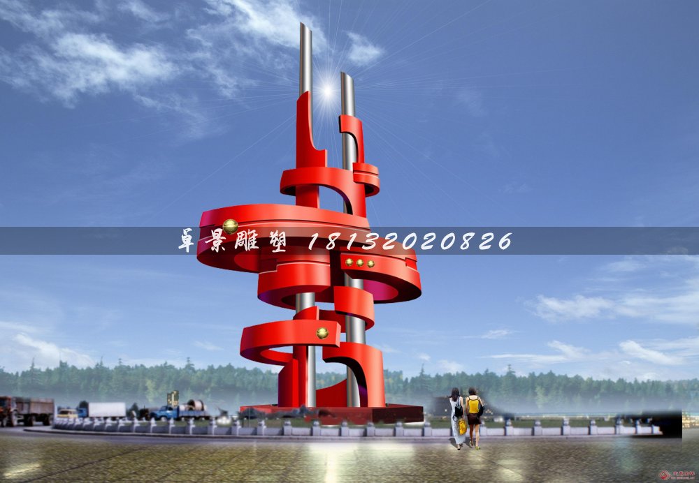 廣場不銹鋼雕塑，廣場雕塑