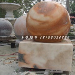 山西某商場定制的風(fēng)水球雕塑