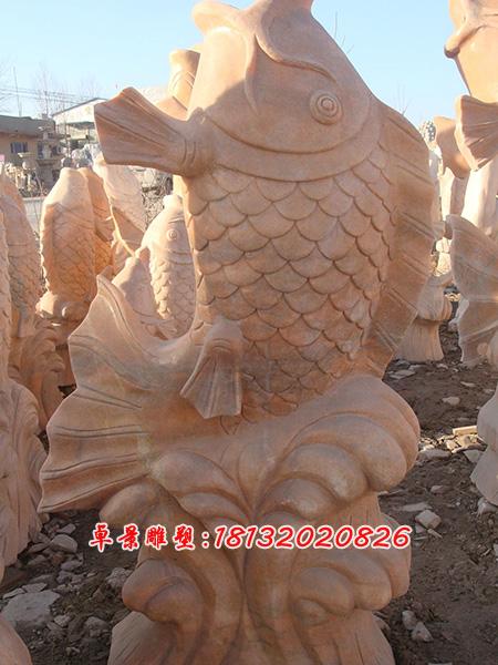 石雕魚，石頭魚石雕