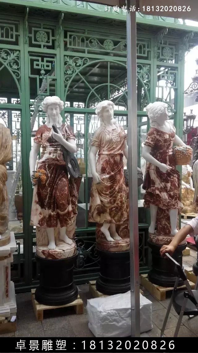 西方人物石雕，西方美女石雕 (6)