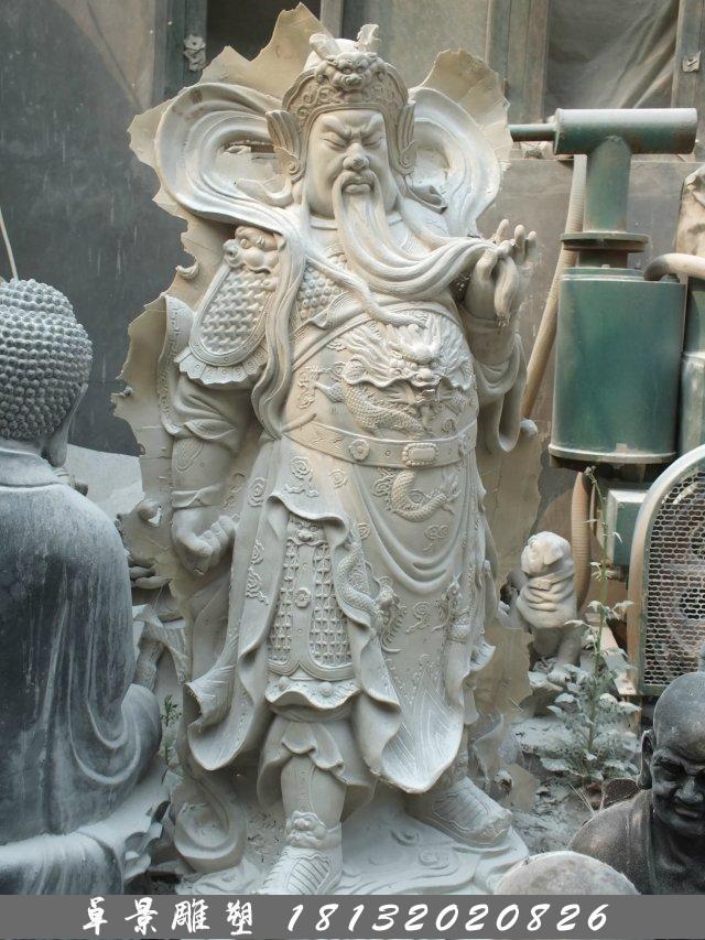 關公石雕，關帝石雕，關二爺石雕 (2)