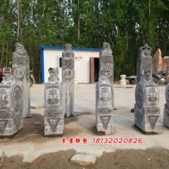 抱鼓石雕塑，門墩，門鼓