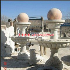 風水球噴泉，石雕噴泉雕塑