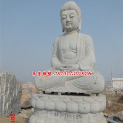 坐著的佛像雕塑，石雕如來(lái)佛祖