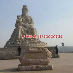 黃河母親石雕，廣場人物雕塑