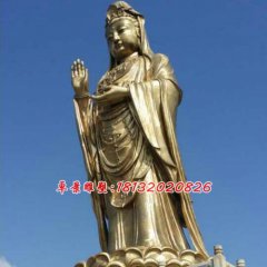 觀(guān)音銅雕，南海觀(guān)音銅雕