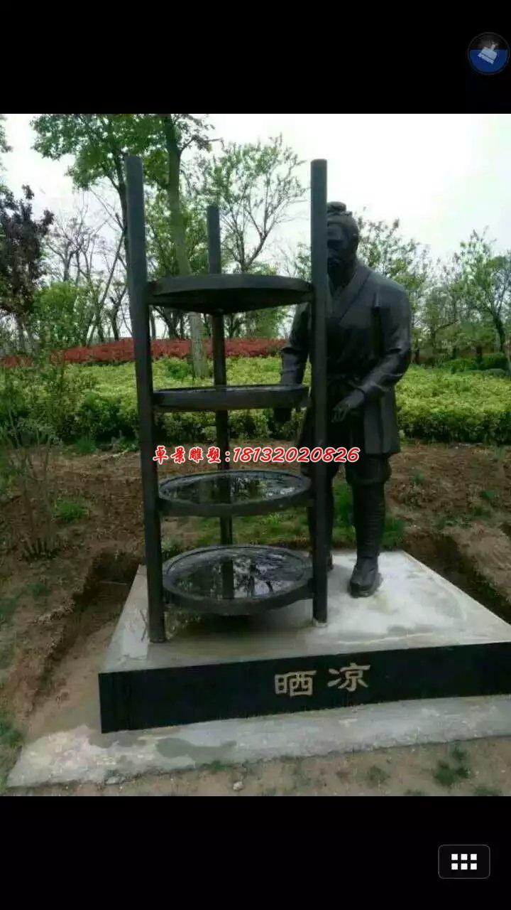 制藥銅雕，公園景觀銅雕 (4)