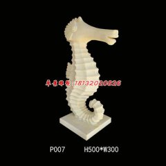 海馬石雕，噴水海馬雕塑