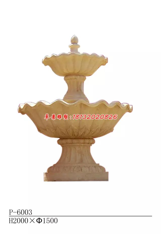 噴泉石雕，石雕噴水盆 (5)