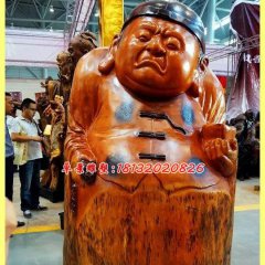 玻璃鋼財主雕塑，玻璃鋼人物雕塑