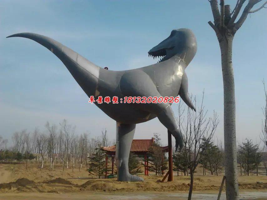 玻璃鋼恐龍雕塑，公園動物雕塑 (2)