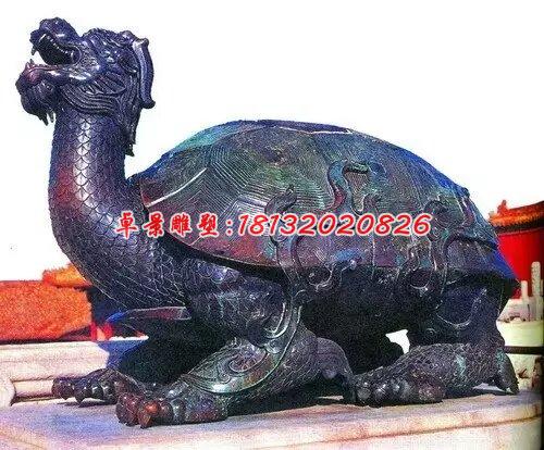 龍龜銅雕，廣場神獸銅雕