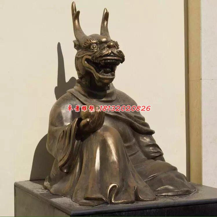 銅雕十二生肖，公園生肖銅雕 (3)