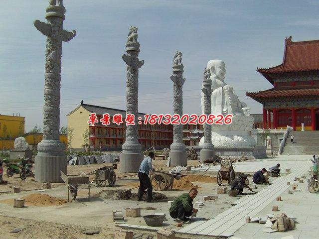 華表石雕，廣場大理石柱子雕塑