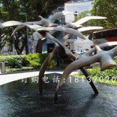 大雁銅雕，廣場(chǎng)大雁銅雕