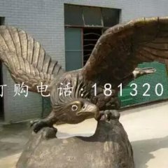 老鷹雕塑，玻璃鋼仿銅動物雕塑