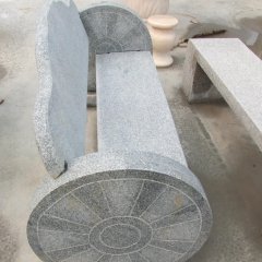 大理石椅子，公園長(zhǎng)椅石雕