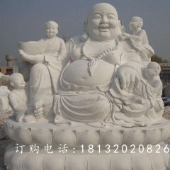 石雕彌勒佛，坐式彌勒佛像