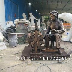 紡織玻璃鋼雕塑，仿銅紡織雕塑，廣場景觀雕塑