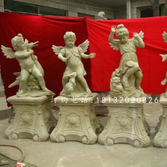 四小天使雕塑，玻璃鋼人物雕塑