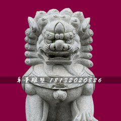 北京獅石雕，大理石獅子