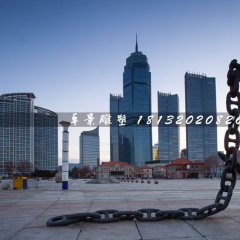 錨鏈銅雕，廣場景觀銅雕
