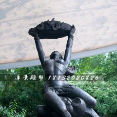 女媧補(bǔ)天銅雕，廣場(chǎng)景觀銅雕