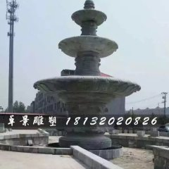 大型石噴泉，青石噴泉雕塑