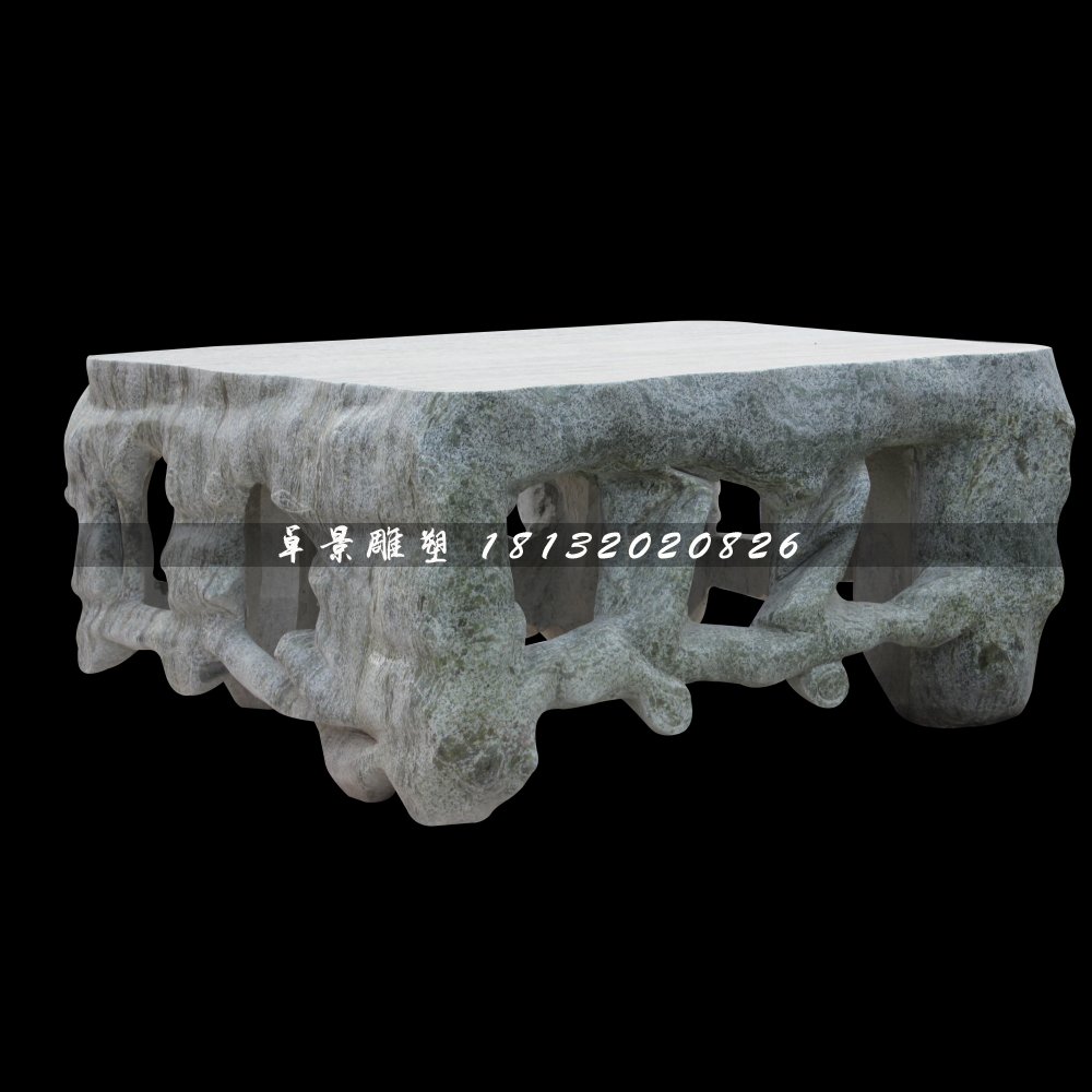 公園桌子石雕，異形石桌子