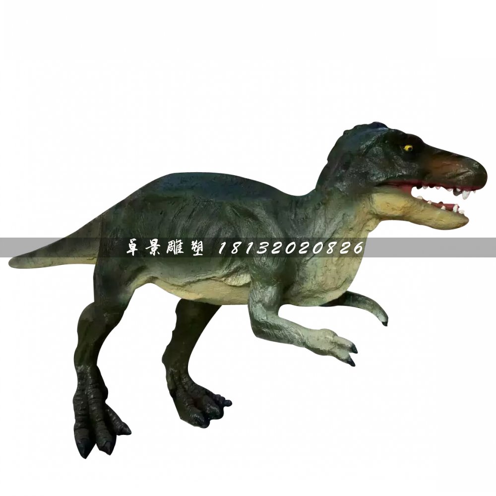 玻璃鋼仿真恐龍雕塑，公園動物雕塑