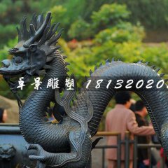 青銅龍雕塑，廣場(chǎng)神獸銅雕