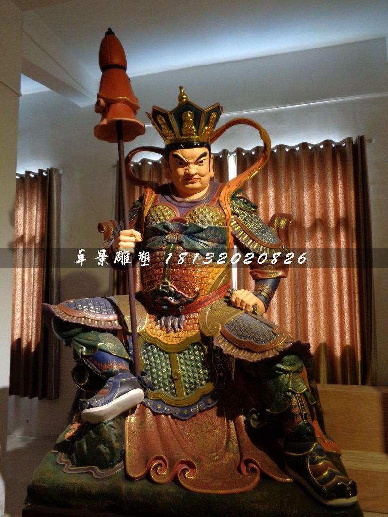 四大天王雕塑，玻璃鋼神仙 (2)