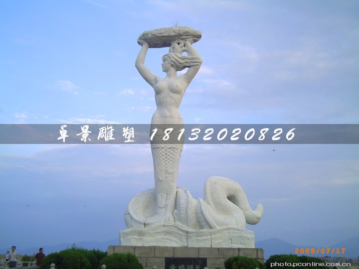 女媧補天石雕，公園神仙石雕