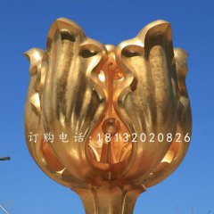 紫荊花雕塑，廣場不銹鋼雕塑