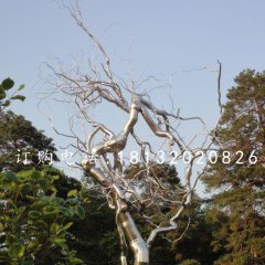 不銹鋼樹根雕塑，公園景觀雕塑