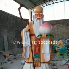 老壽星雕塑，玻璃鋼神仙