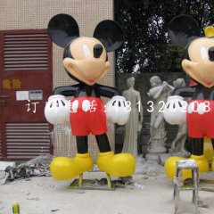 玻璃鋼米奇雕塑，游樂場(chǎng)雕塑