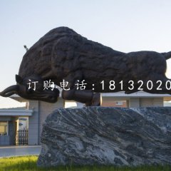 開荒牛銅雕 動(dòng)物銅雕