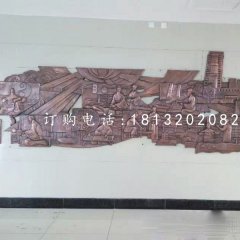 古代醫(yī)學家銅浮雕 鍛銅浮雕