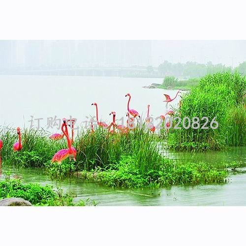 火烈鳥雕塑 玻璃鋼仿真動物.jpg 火烈鳥雕塑 玻璃鋼仿真動物.jpg