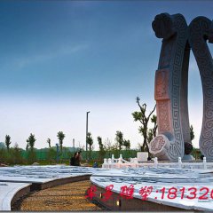 如意石雕，大理石如意雕塑