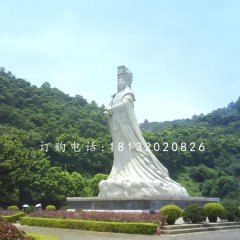 媽祖石雕，漢白玉神仙石雕