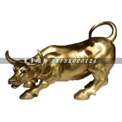 銅雕牛，廣場華爾街銅牛雕塑