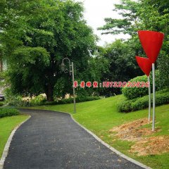 玻璃鋼抽象雕塑，公園景觀雕塑