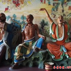 玻璃鋼十八羅漢，玻璃鋼佛像雕塑