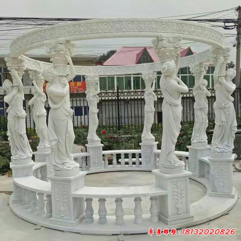 歐式涼亭石雕