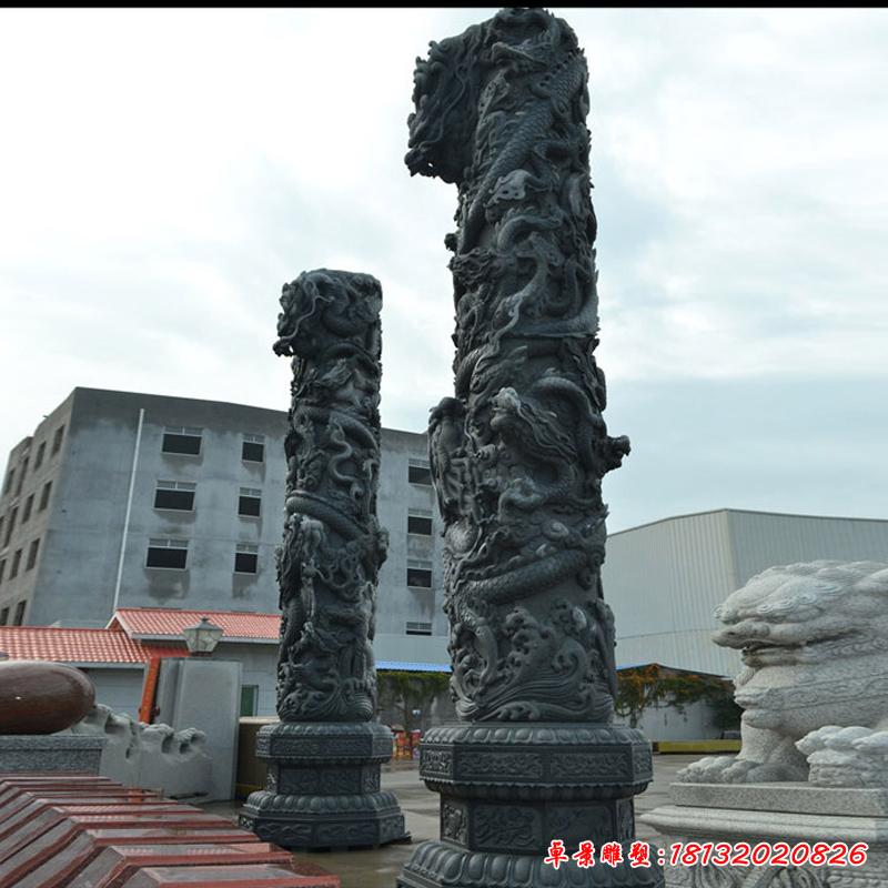 3廣場(chǎng)建筑龍柱 