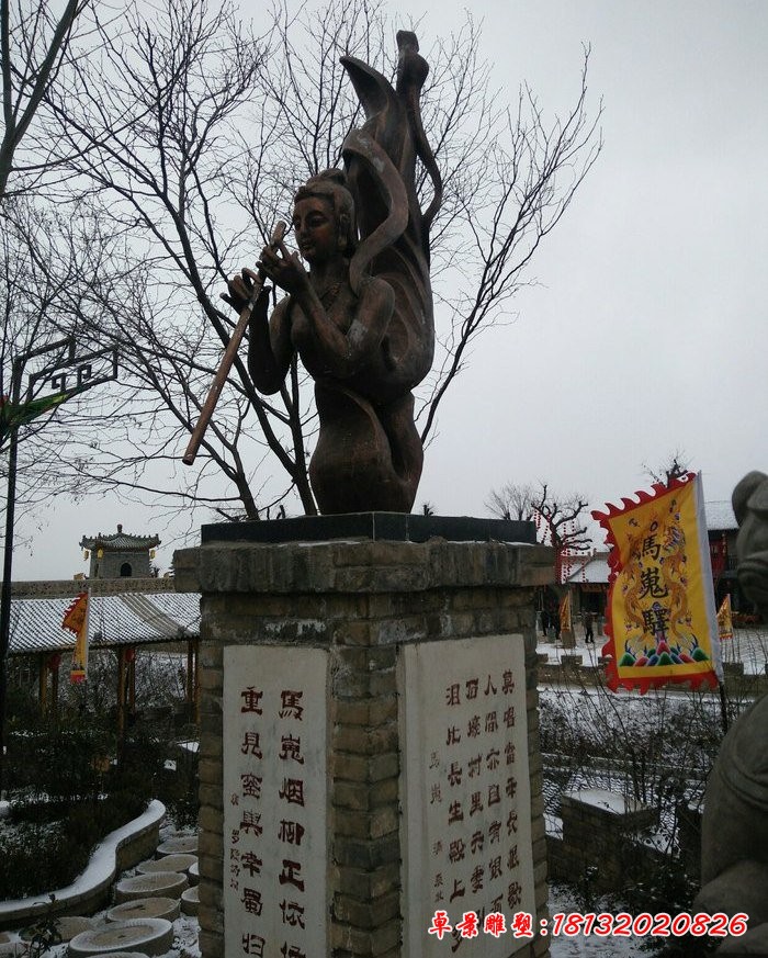 楊貴妃銅雕，古代人物銅雕