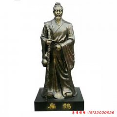 古代名醫扁鵲銅雕